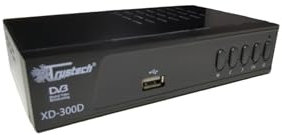 Trustech Decoder Digitale Terrestre DVB-T2 | HDMI | DVB-T2 HEVC | Full HD Ricevitore TV | DVB-T2 | 4K | HDMI | SCART | LAN | Nero