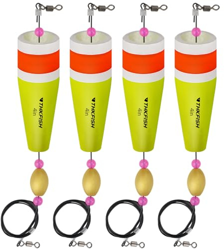 THKFISH Posen Angeln Schwimmer Angelposen Set 4 Stück Popping
