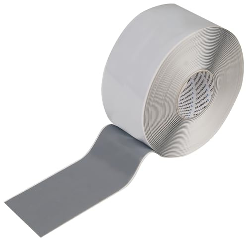 Parotec Doppelseitiges Butyl Klebeband Dicke 3 mm, 100 mm x 10 m, Grau | Selbstklebend Butylband, Selbstdichtendes ButylKleber, Butyldichtband, Flexible Abdichtung, Wasserdichtes, Butylschnur