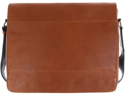 Leonhard Heyden Leder Laptoptasche mit Laptopfach Hamburg Umhängetasche 7077 Cognac braun