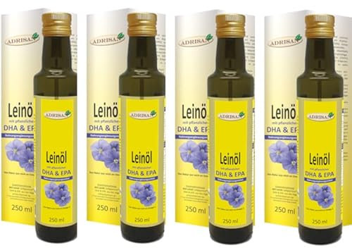ButterFox4x250ml Adrisan Leinöl mit DHA und EPA (4erPack)