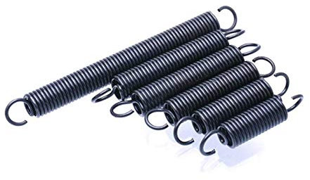 Verlängerte komprimierte Feder Doppelhakenende Schwerer Federstift 1 Stück Stahl Kleine Zugfeder Zugfeder mit Haken Drahtdurchmesser 2 mm Außendurchmesser 18 mm 20 mm Länge 80 mm 90 mm 100 mm 2 x 20 x
