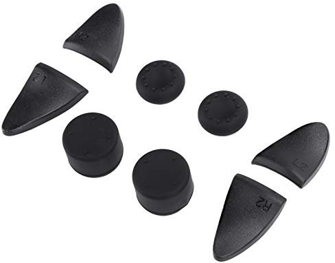 TP50513 Controller Trigger Extenders+ Thumb Grips Cap Gamepad Accessories Kit for PS5 - Black