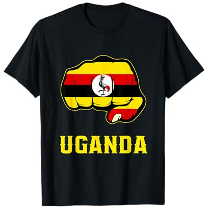 Uganda,Flag of Uganda,Uganda Flag T-Shirt