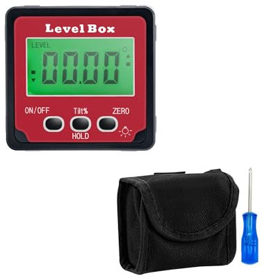 Mcbazel Digitaler LCD Winkelmesser Neigungsmesser, Winkelsucher Inklinometer, Winkelmessgerät