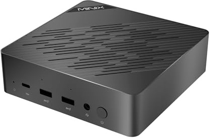 MINIX EU715-AI Mini PC de bureau Intel Core Ultra 7 155H 32 Go DDR5 1 To PCIe 4 SSD Mini ordinateur de bureau/AI Boost/8K/Dual 2.5G/WiFi 6E/Quad Display Windows 11 Pro Mini ordinateurs pour jeux