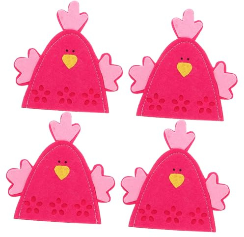 OSALADI 4pezzi Copriuova Forma di di Sacchetti Decorativi per Uova Portauova di Articoli per Feste Decorazione per Feste Sacchetto Riutilizzabile per Conservare Uova