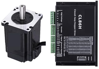 P0Z9J7F Nema 34 8.0N.m Stepper Motor with Encoder CL86H Closed Loop Stepper Motor Driver Easy Servo Driver