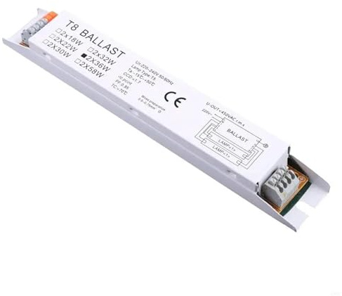 NZBZKKNBCP 1 ballast électronique compact T8 2 x 36 W for démarrage instantané for lampes de bureau fluorescentes for fournitures de bureau for domicile ballast