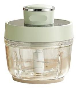 Tritacarne elettrico domestico piccolo automatico multifunzionale for la cottura dello spessore del ripieno di carne(Blue,EU)