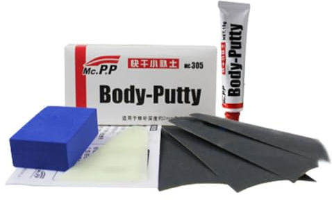 YIXANNX Kit de Remplissage de Mastic pour carrosserie Voiture, Facile à Utiliser, pour Un Retrait des Bosses, Peinture Voiture, Kits Peinture réparation Bosses, Plastique Efficace