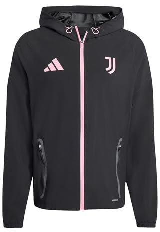 adidas Giacca Sportiva Tuta Juventus Fc Tiro 25 Competition Vis Tech Travel Nero 2025 26 (IT, Testo, M, Regular, Regular)