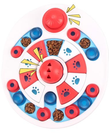 Gamelle puzzle pour chien | Base antidérapante, rotation à 360 degrés | Pour chiens de grande race, soulagement de l'ennui, jeu mental pour chiot et chiot