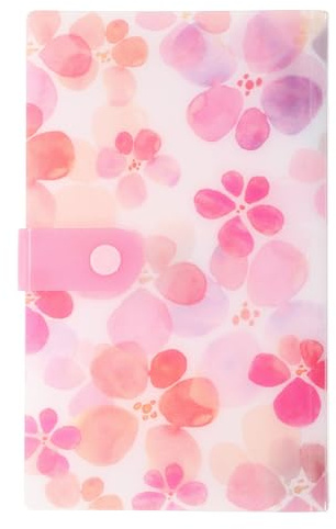 Abaodam Livre de Présentation pour Stickers Ongles, Album de Rangement Compact et Léger pour Autocollants Nail Art, Organisateur Portable pour Collection de Décalcomanies à Domicile,