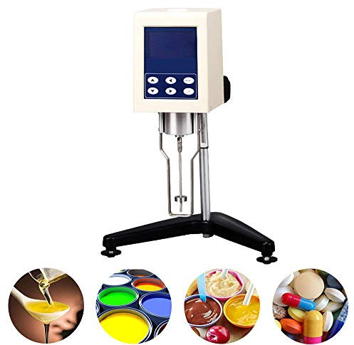 Viscosimetro rotativo digitale, tester per misuratore di viscosità 10~2000000Pa.s con 4 rotori Viscosimetro con display digitale per adesivi farmaceutici e cosmetici