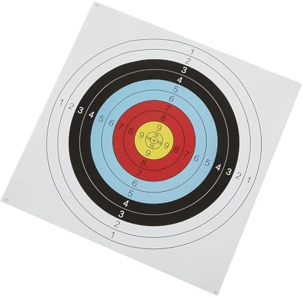 Bogenschie?en Zielpapier, 30 St¨¹ck, 40x40cm Zielscheiben Papier f¨¹r Recurve Full Ring Freizeitsport Zubeh?r