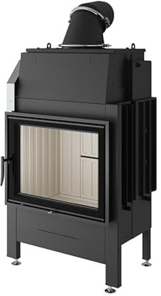 Spartherm Kamineinsatz Varia 1V H₂O | Wasserführend | 8 kW | Rechtsanschlag