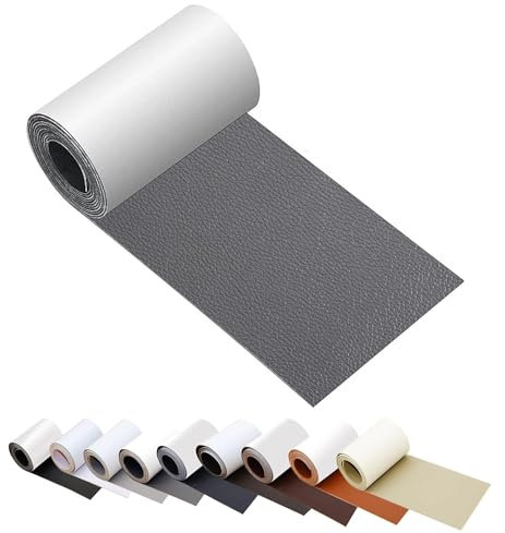 Kunstleder Möbel Reparatur Leder Selbstklebend Tape,PU Leder Reparatur Aufkleber Leder Selbstklebend Lederflicken für Autositz Sofa Jacken und Renovierung