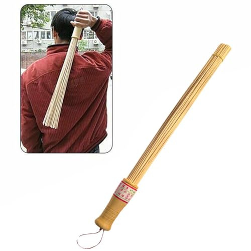 1PCS Bamboo Massage Stick for Back,Massage Bamboo Sauna Stick,Wood Therapy Massage Body Tool,Fitness Manual Massage Clatter Stick,Body Relaxation Tools, Anti-Cellulite Brooms,Sauna Accessories