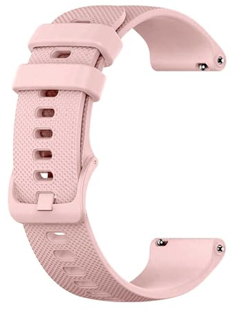 OcioDual Bracelet Montre 18mm Rose, Bracelets de Montres pour Homme à Dégagement Rapide, Bracelet Montre Connectée Femme en Silicone, Bracelets de Montres pour Femme, Unisexe