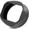 Haoge LH-X54B Pare-soleil carré en métal pour appareil photo Fuji X100VI Noir avec bague d'adaptation pour filtre UV 49 mm