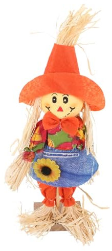 CIYODO Halloween-vogelscheuchenfigur Für Garten Erntedankfest-Ornament Mit Design Bezaubernde Outdoor-Dekoration Für Party