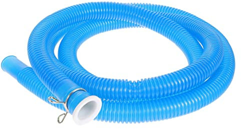 MUSISALY Washer Drain Hose Flexible Lightweight Plastic Tubing for Semi-Automatic Washing Machine Long Blue