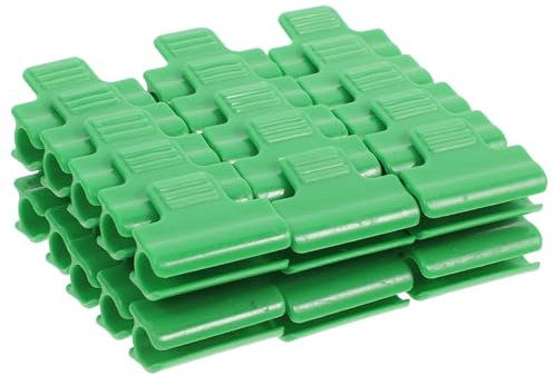 COOPHYA 30piezas Clips De Fijación Para Invernaderos Clips Resistentes Para Toldos Abrazaderas Para Aros De Jardín Para Cubrir Hileras Para Invernaderos