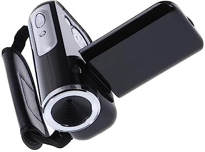 SHINEOFI Mini Cámara Dv Videocámara de Megapíxeles Pantalla para Vlogs Portátil para Grabar Actividades al Aire Libre sin Batería