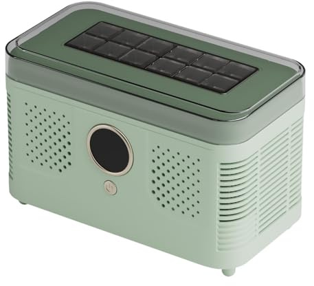 MotiveTech Machine à Glaçons Portable Appareil de Comptoir Mini Fabricant avec Pince Incluse pour Glaçons aux Fruits Approprié pour les Pique-niques le Barbecue, Vert