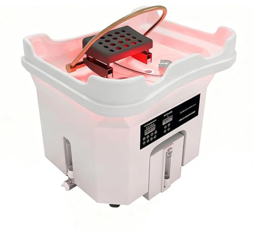Équipement de Spa de Tête, avec réservoir d'eau de 60 L +20L Réservoir d'eaux usées, Fonction de Fumigation et luminothérapie, Appareil Spa Capillaire Chauffé à LED pour Spa Capillaire Set-1