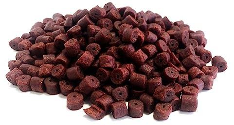 Drilled Halibut Pellets Red 8.5mm 750g Fishing Bait SMCB