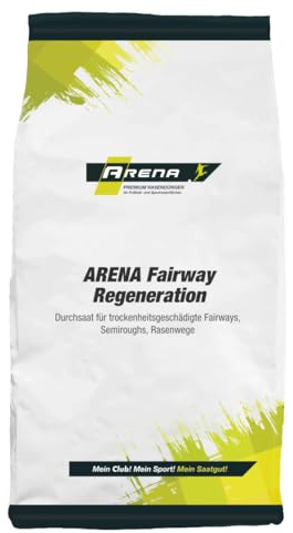 ARENA Rasensamen Premium Nachsaatrasen I hochwertiges Rasen Saatgut zur Nachsaat I tiefschnittverträglich I Fairway Regeneration 6kg