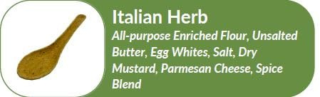 Flavorfulz, Edible Spoon, Mini, Italian Herbs, 200 Count, Gourmet Edible Spoons for Appetizers and Desserts
