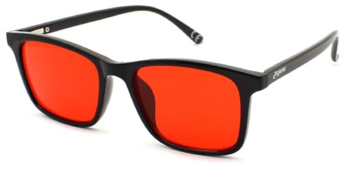 GEIFER Gafas Filtro Luz Azul para Hombre Mujer Biohaking - Gafas Bloqueadoras Luz Azul para Ordenador - Bloqueo Anti Luz Azul - Mejora Calidad del Sueño y Alcanza tu Mejor Version (Noche)