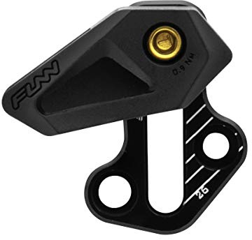 Funn Zippa Lite Guide-Chaîne VTT, Fixation Type E, 26T-36T | platine AL6061 CNC anodisée, fixations multiples, plateau rond uniquement, rétention sur terrain accidenté