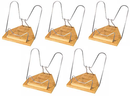 Wedo 211407 Leseständer aus Holz Bambus (5 - Pack, LOGOS)