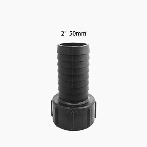 Adaptador IBC para tanque de agua con rosca IBC para tanque de agua, piezas de montaje para adaptadores de manguera de jardín, herramienta de accesorios 1000L IBC (60mm a 50 mm)