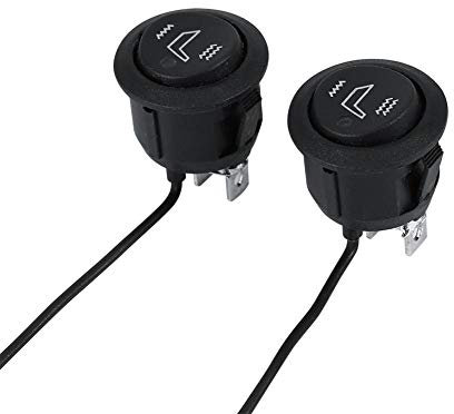 2 Stück Auto Sitzheizung Schalter, Universal Auto 12V 3 Polig Runde Sitzheizung Schalter für Sitze - Auto, Motorrad, RV, Boot, SUV, LKW