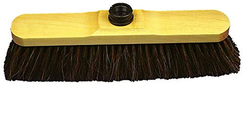 Besen Reines Rosshaar, 100% Holz, 2-lagig lackiert
