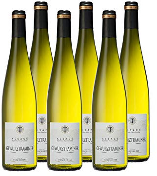 Cave de Turckheim - Gewurztraminer - AOP Alsace - Vin Blanc - Lot de 6 bouteilles x 75cl