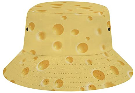 Fischerhut Käse Freizeithut Komfortables Damen Fischerhüte Faltbarer Herren Mütze Für Freizeitkleidung, Strandsport, Reisen