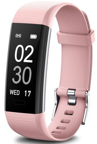 Runlio Fitness Tracker with Heart Rate Monitor,Sleep Monitor with 14 Sports Mode,Activity Tracker with Step,Calories Counter,IP67Waterproof with Stopwatch Pedometer for Kids,Women Men (2025 version)
