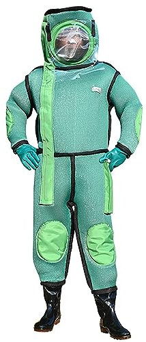 LBMED Professioneller Imkeranzug,belüfteteImkerkleidung Mit 3Kühlventilatoren Und HD-Maske, Gelenkschutz Und SpeziellemHandschuhdesign,sorgt Dafür,DASS Keine Bienen Eindringen,für MännerundFrauen