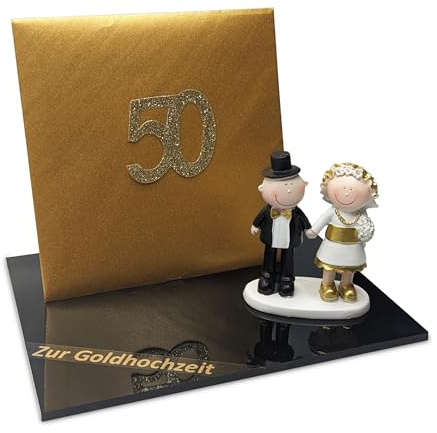 Geschenk für Goldene Hochzeit | Geldgeschenk | Hochzeit Geschenke Geld | Geldgeschenk Hochzeit personalisiert (Goldene Hochzeit 01)