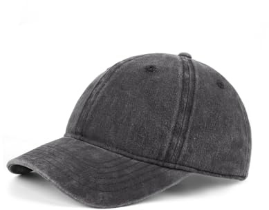 Zylioo XS-S Cappello da baseball in cotone lavato, berretto da corsa estivo a testa piccola, berretto sportivo con protezione solare Petite (nuovo 2.0), XS-S