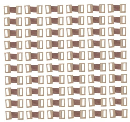 JEWEDECO Elastische Verbandsklammer Aus Aluminium Mit Verstellbarer Spannung Hautfarbene Verbindungs Schnalle 100 Stück Für Flexible Verbandbefestigung