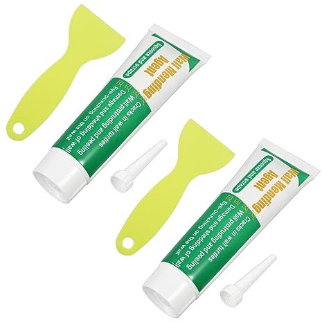 DOITOOL 2sets Wall Repair Paste Kit Plastering Patch for Cracks Crack Filler Outdoor Purpose Filler Wall Mending Agent