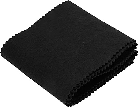 Bamjour Tastaturabdeckung, Filzwaschable 49,2 X 5,7 Zoll Klavierdeckel Klavier -Tastaturabdeckung, um Schäden zu Vermeiden (BLACK)