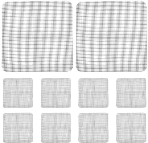 DIYEAH Lot de 200 autocollants de vidange jetables anti-cheveux, grilles adhésives pour siphon de sol (salle de bain, cuisine, évier de buanderie), filtre anti-obstruction